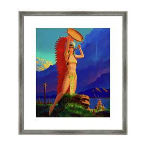 Archival Quality Art Print 1930s Nymph and the Frog Edward Eggleston